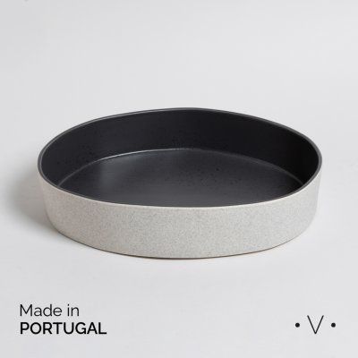FUENTE OVALADA LEIRIA 35X27 CM *VASSA