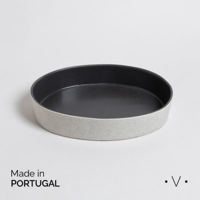 FUENTE OVALADA LEIRIA 31X24 CM *VASSA