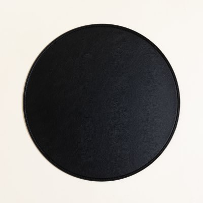 INDIVIDUAL REDONDO ASIUT GRIS OSCURO 38 CM