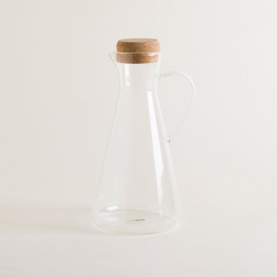 JARRA DE BOROSILICATO CON TAPA DE CORCHO 1200 ML