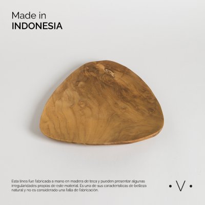 BOWL TRIANGULAR LAOS 27 CM *VASSA