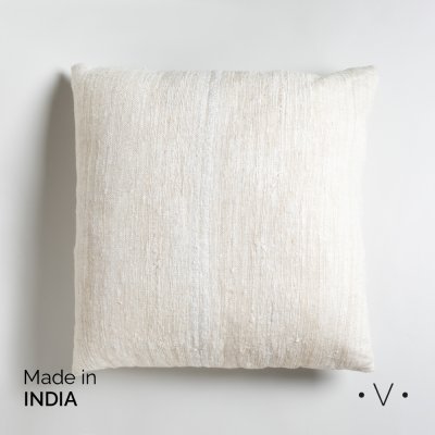 ALMOHADÓN CUADRADO BOURKE BEIGE 60X60 CM *VASSA