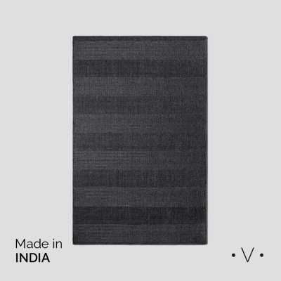 ALFOMBRA SIMIL YUTE CHARCOAL GREY 160X250 CM *VASSA