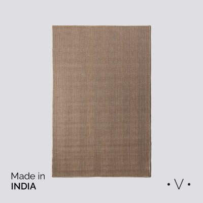 ALFOMBRA SIMIL YUTE BROWN 160X250 CM *VASSA