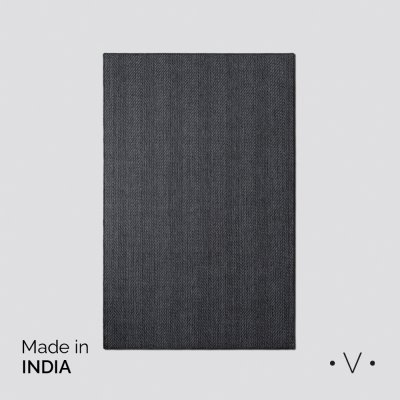 ALFOMBRA SIMIL YUTE DARK GREY 160X250 CM *VASSA