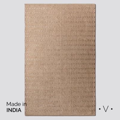 ALFOMBRA SIMIL YUTE LIGHT BROWN 300X400 CM *VASSA