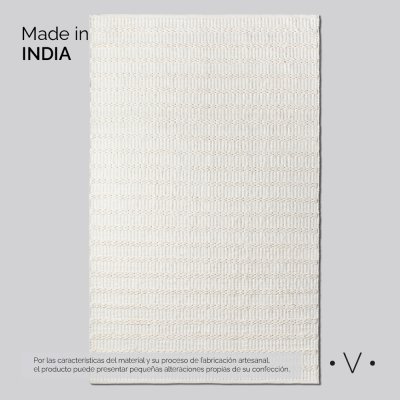 ALFOMBRA SIMIL YUTE OFF WHITE 300X400 CM *VASSA
