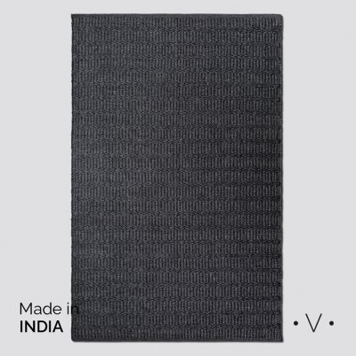 ALFOMBRA SIMIL YUTE CHARCOAL GREY 300X400 CM *VASSA