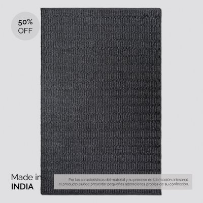 ALFOMBRA SIMIL YUTE CHARCOAL GREY 300X400 CM / PRODUCTO SIN CAMBIO NI DEVOLUCION