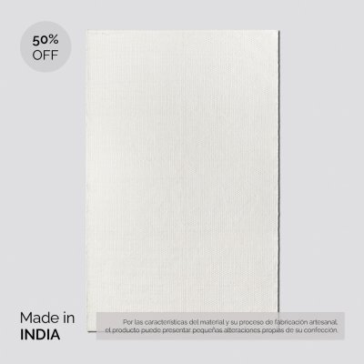 ALFOMBRA SIMIL YUTE OFF WHITE 250X350 CM / PRODUCTO SIN CAMBIO NI DEVOLUCION