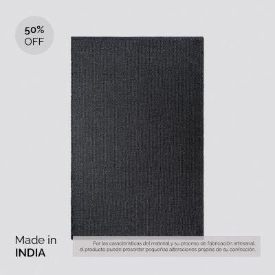 ALFOMBRA SIMIL YUTE DARK GREY 160X250 CM / PRODUCTO SIN CAMBIO NI DEVOLUCION