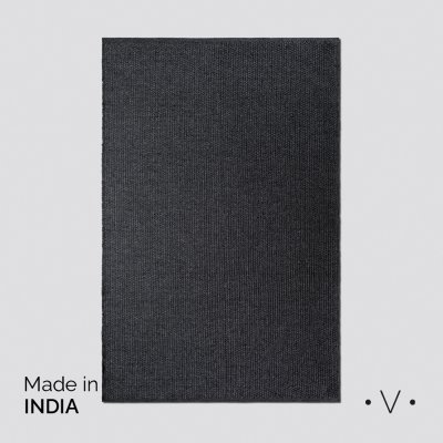 ALFOMBRA SIMIL YUTE DARK GREY 250X350 CM *VASSA