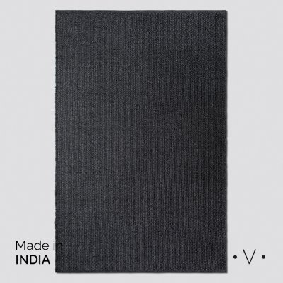 ALFOMBRA SIMIL YUTE DARK GREY 300X400 CM *VASSA