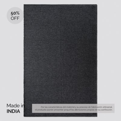 ALFOMBRA SIMIL YUTE DARK GREY 300X400 CM / PRODUCTO SIN CAMBIO NI DEVOLUCION