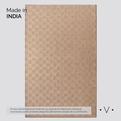 ALFOMBRA SIMIL YUTE BEIGE 300X400 CM *VASSA