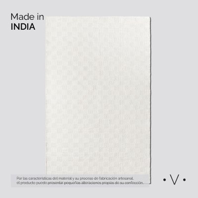 ALFOMBRA SIMIL YUTE OFF WHITE 250X350 CM *VASSA