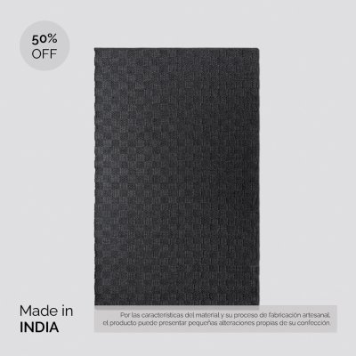 ALFOMBRA SIMIL YUTE CHARCOAL GREY 160X250 CM / PRODUCTO SIN CAMBIO NI DEVOLUCION