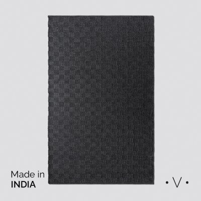 ALFOMBRA SIMIL YUTE CHARCOAL GREY 250X350 CM *VASSA