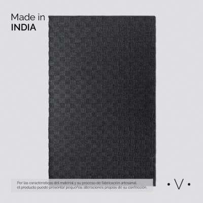 ALFOMBRA SIMIL YUTE CHARCOAL GREY 250X350 CM *VASSA