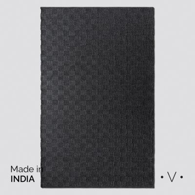 ALFOMBRA SIMIL YUTE CHARCOAL GREY 300X400 CM *VASSA