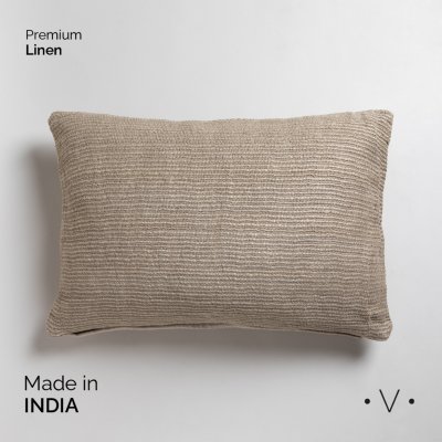 ALMOHADON BHALKI LINES BEIGE 60X40 CM *VASSA