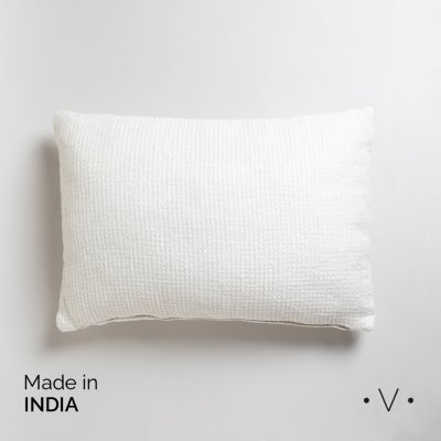 ALMOHADON BHALKI WHITE 60X40 CM *VASSA