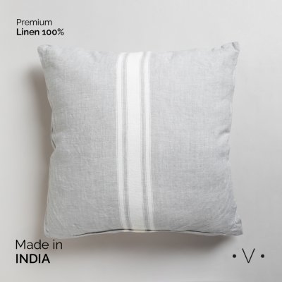 ALMOHADON KOTHUR GREY AND WHITE 50X50 CM *VASSA