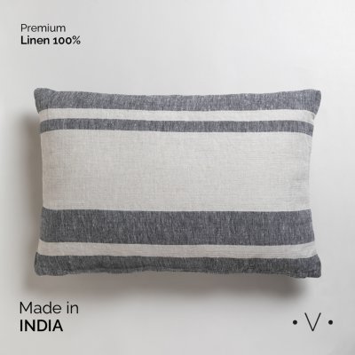 ALMOHADON THANDUR GREY AND BLACK 60X40 CM *VASSA