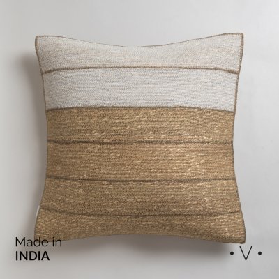 ALMOHADON CUADRADO KADRA BEIGE 60X60 CM *VASSA