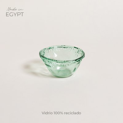 BOWL DE VIDRIO RECICLADO MENFIS 15 CM