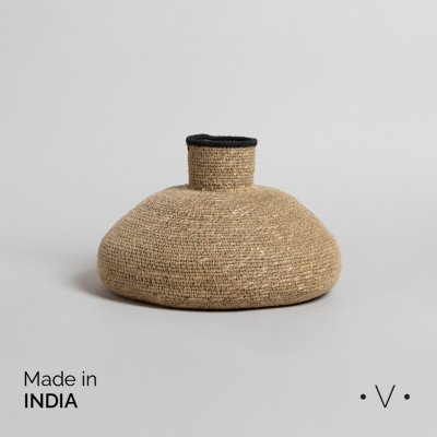 TINAJA MADHYA BEIGE 28X20 CM *VASSA