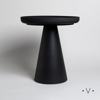 MESA DE ARRIME LOUTH BLACK 45X41 CM *VASSA