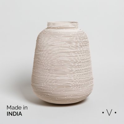 FANAL CONICO BARSHI BEIGE 32X25 CM *VASSA