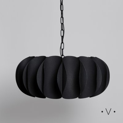 LÁMPARA COLGANTE MUTTON BLACK 27X61 CM *VASSA