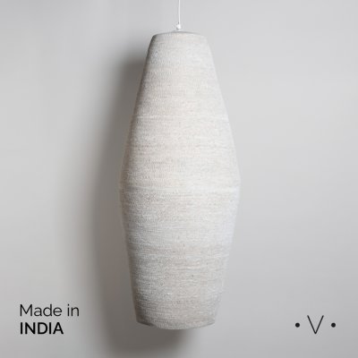 LAMPARA COLGANTE ANFORA MADHYA WHITE 35X100 CM *VASSA
