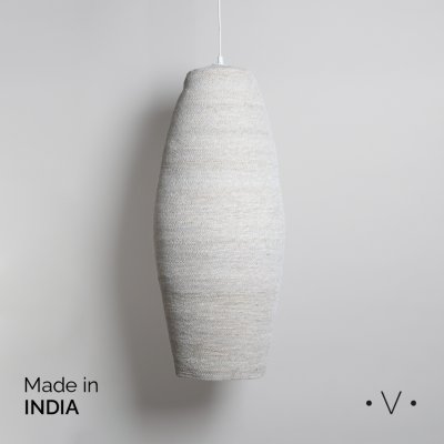 LAMPARA COLGANTE ANFORA MADHYA WHITE 33X80 CM *VASSA