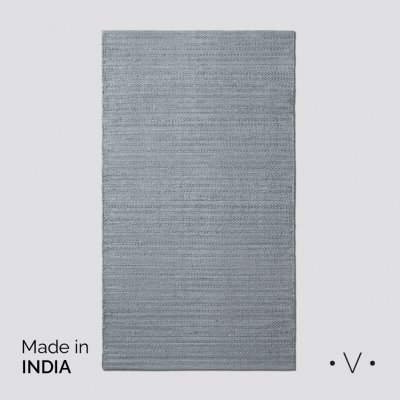 ALFOMBRA VARKALA GREY PLAIN 150X240 CM *VASSA