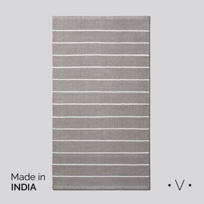 ALFOMBRA VARKALA MINK FINE STRIPES 150X240 CM *VASSA