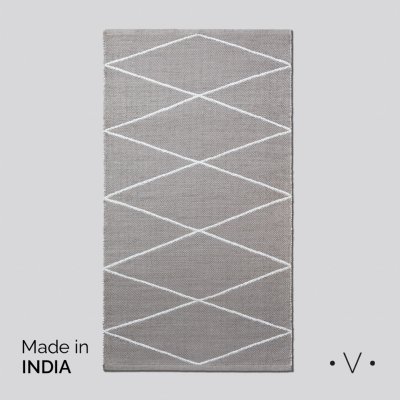 ALFOMBRA VARKALA MINK ROMBS 150X240 CM *VASSA