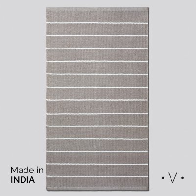 ALFOMBRA VARKALA MINK FINE STRIPES 250X300 CM *VASSA