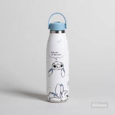 BOTELLA TERMICA DE ACERO CON PICO DISNEY STITCH MOOD 500 ML